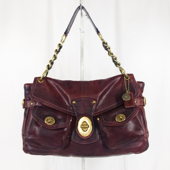 Coach Handbags - Coach Legacy Ltd Ed Leigh Oxblood Leather Satchel